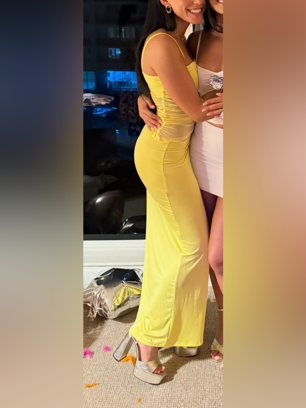 Yellow Maxi Skirt for Women - Picture 5 of 5